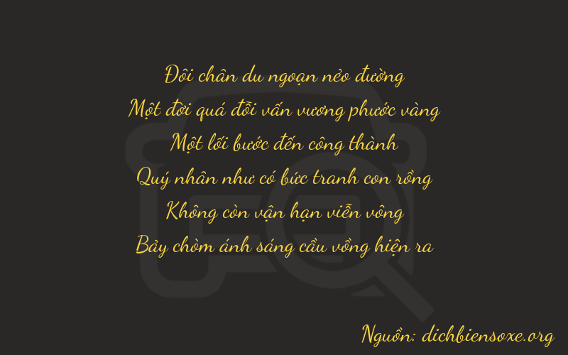Thơ dịch biển số xe 21107