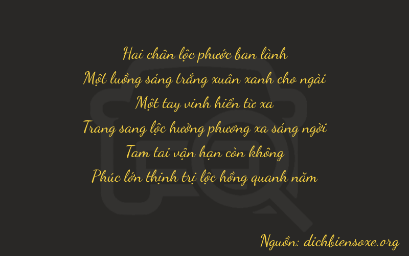 Thơ dịch biển số xe 21136
