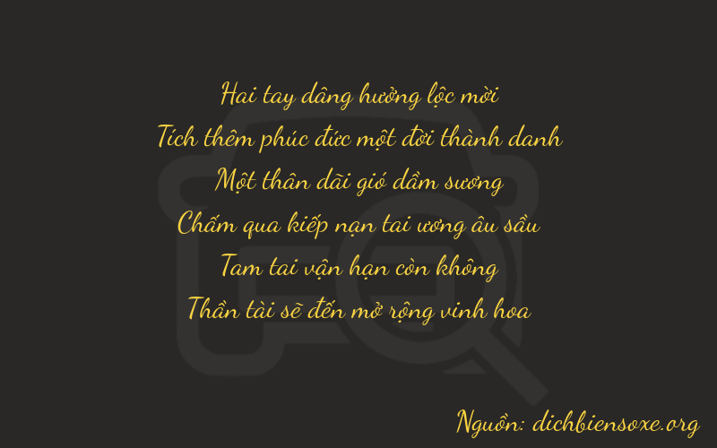 Thơ dịch biển số xe 21138