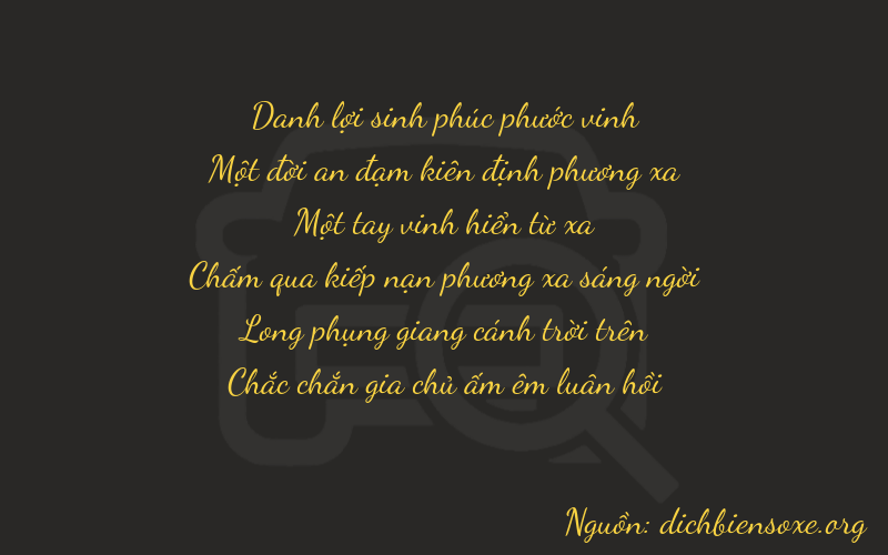 Thơ dịch biển số xe 21171