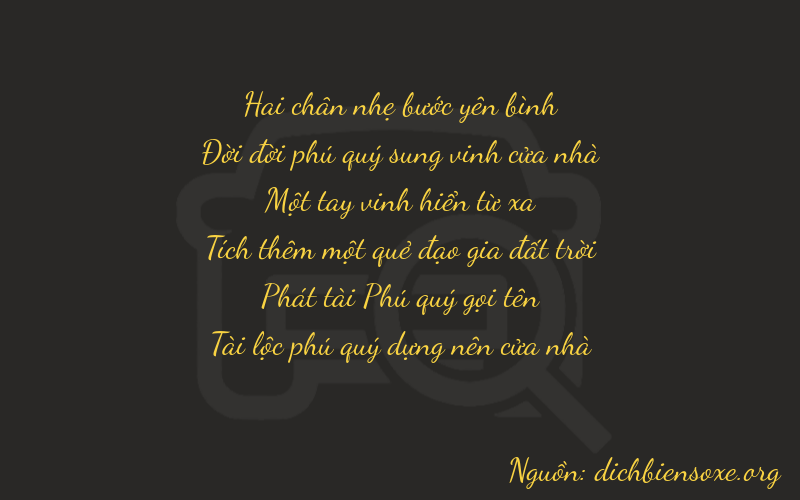 Thơ dịch biển số xe 21182