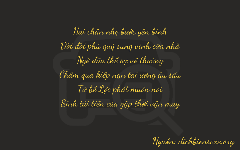 Thơ dịch biển số xe 21245