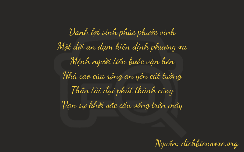 Thơ dịch biển số xe 21261