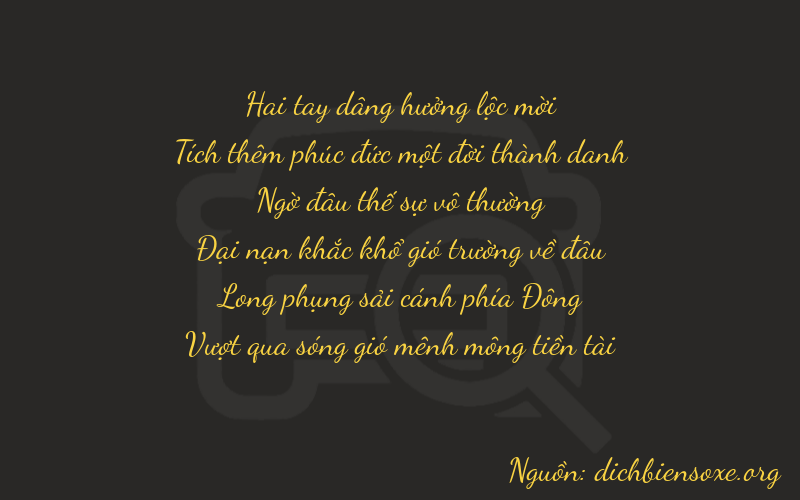 Thơ dịch biển số xe 21273