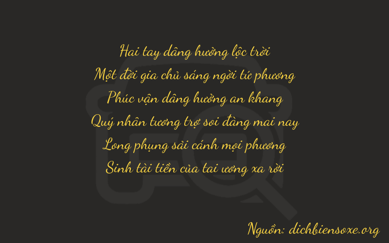 Thơ dịch biển số xe 21275