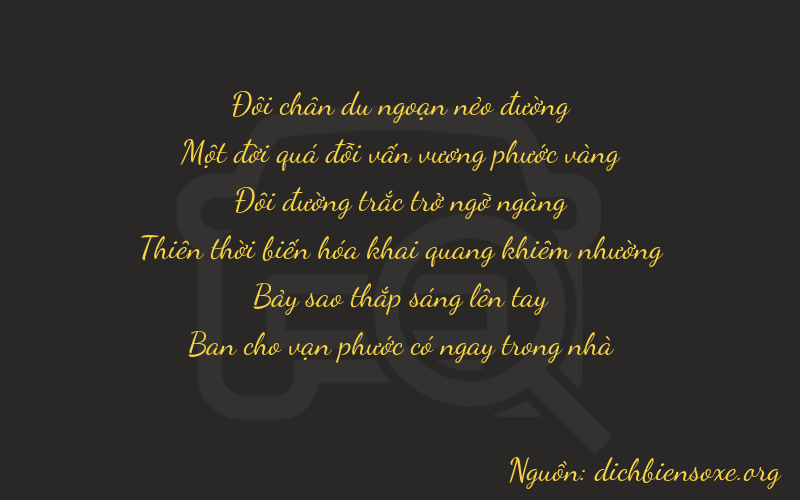 Thơ dịch biển số xe 21278