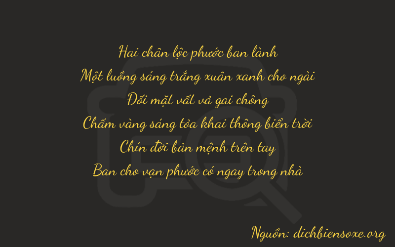 Thơ dịch biển số xe 21298
