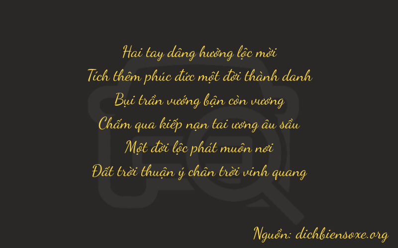 Thơ dịch biển số xe 21318