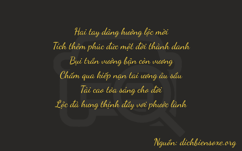 Thơ dịch biển số xe 21336