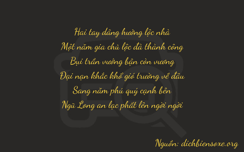 Thơ dịch biển số xe 21355
