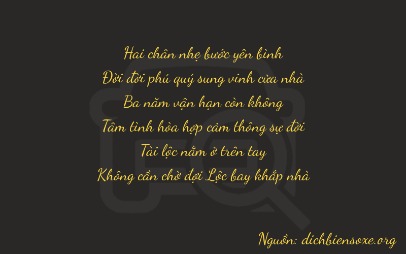 Thơ dịch biển số xe 21380