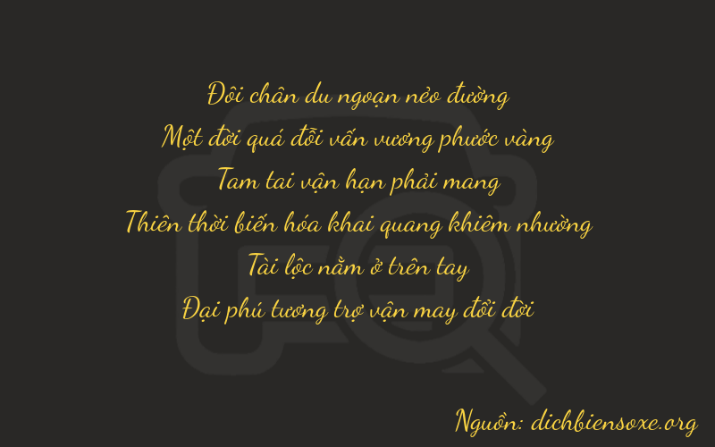 Thơ dịch biển số xe 21386