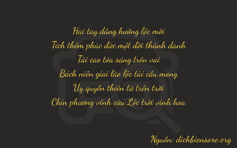 Thơ dịch biển số xe 21399