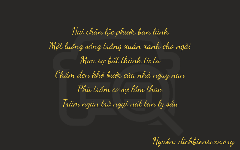 Thơ dịch biển số xe 21406