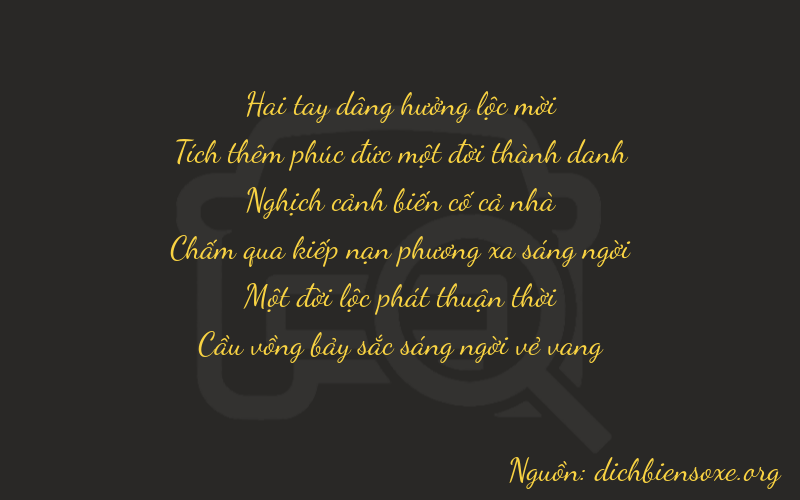 Thơ dịch biển số xe 21417