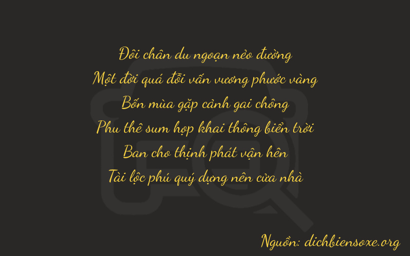 Thơ dịch biển số xe 21422