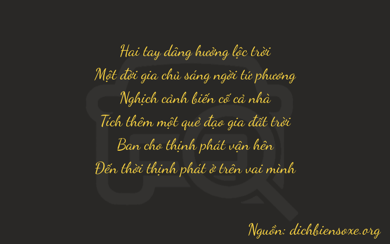 Thơ dịch biển số xe 21428