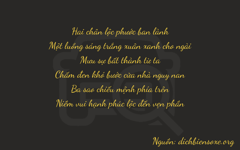 Thơ dịch biển số xe 21433