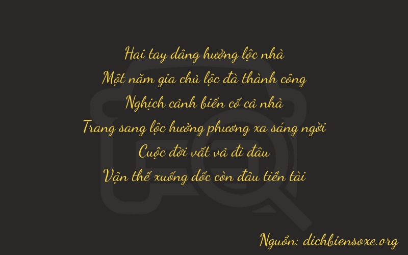 Thơ dịch biển số xe 21472