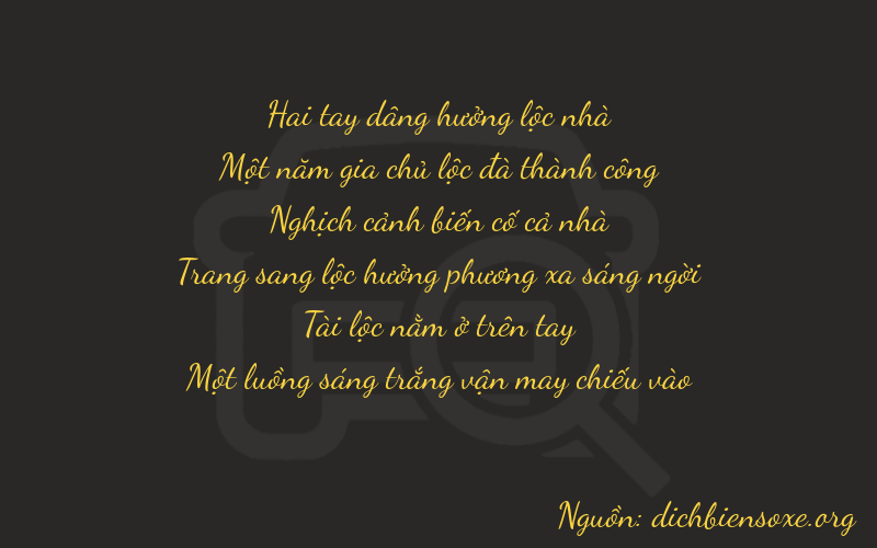 Thơ dịch biển số xe 21481