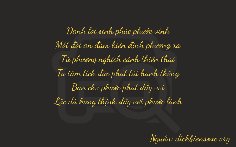 Thơ dịch biển số xe 21486