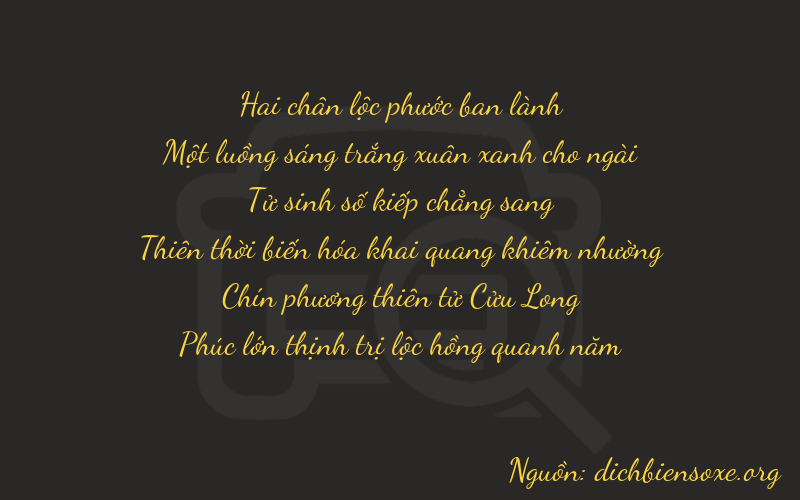 Thơ dịch biển số xe 21496
