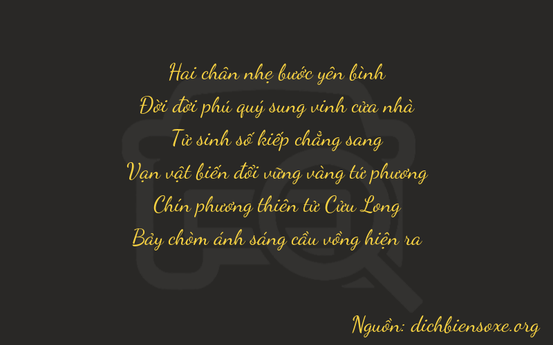 Thơ dịch biển số xe 21497