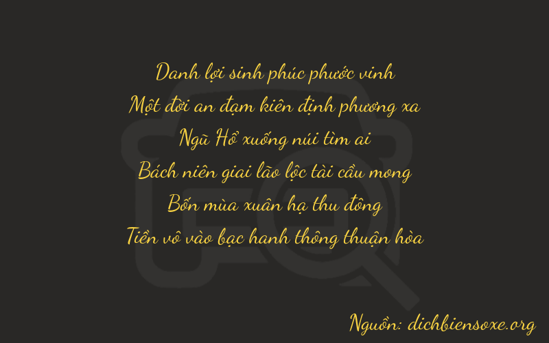 Thơ dịch biển số xe 21540