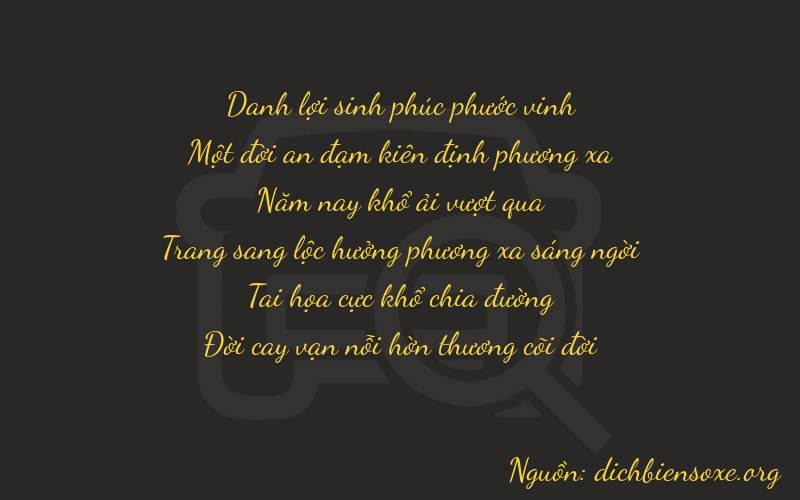 Thơ dịch biển số xe 21567