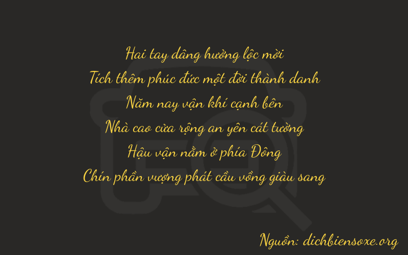 Thơ dịch biển số xe 21579