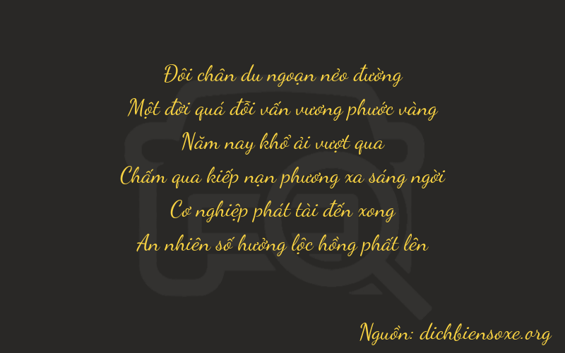 Thơ dịch biển số xe 21584