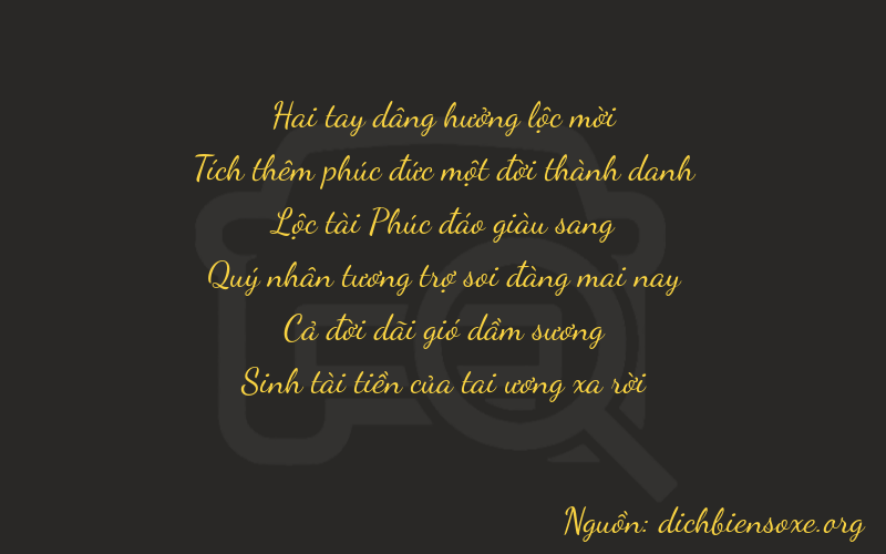 Thơ dịch biển số xe 21615