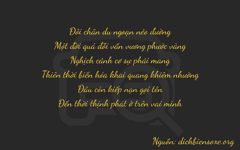 Thơ dịch biển số xe 21908