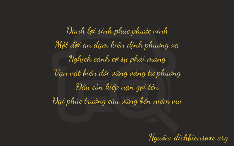 Thơ dịch biển số xe 21909