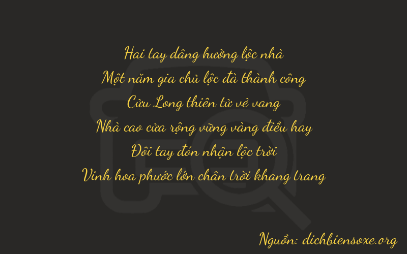 Thơ dịch biển số xe 21922