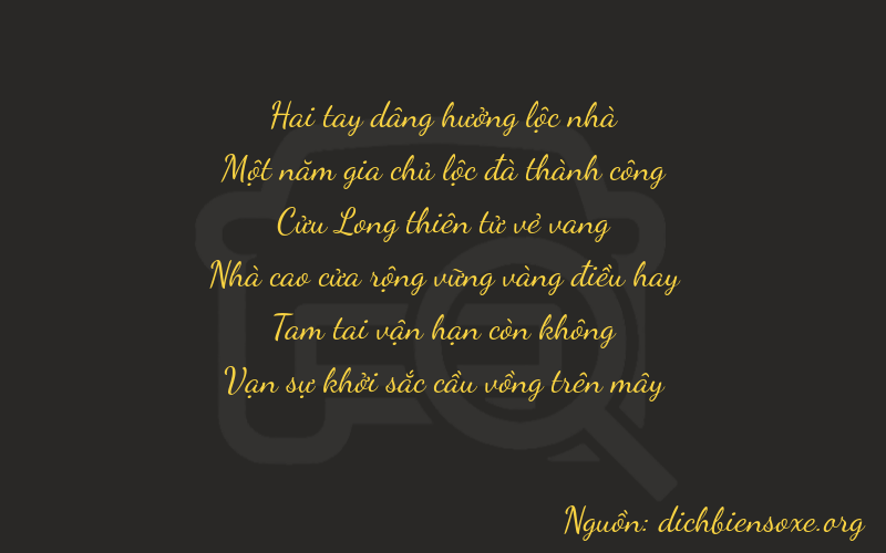 Thơ dịch biển số xe 21931