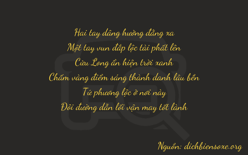 Thơ dịch biển số xe 21942