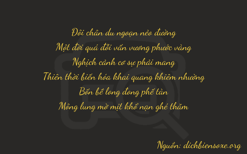 Thơ dịch biển số xe 21944