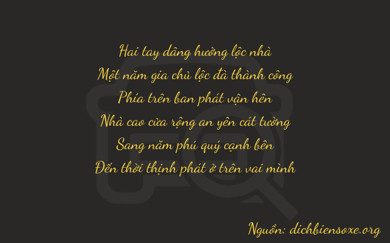 Thơ dịch biển số xe 21958