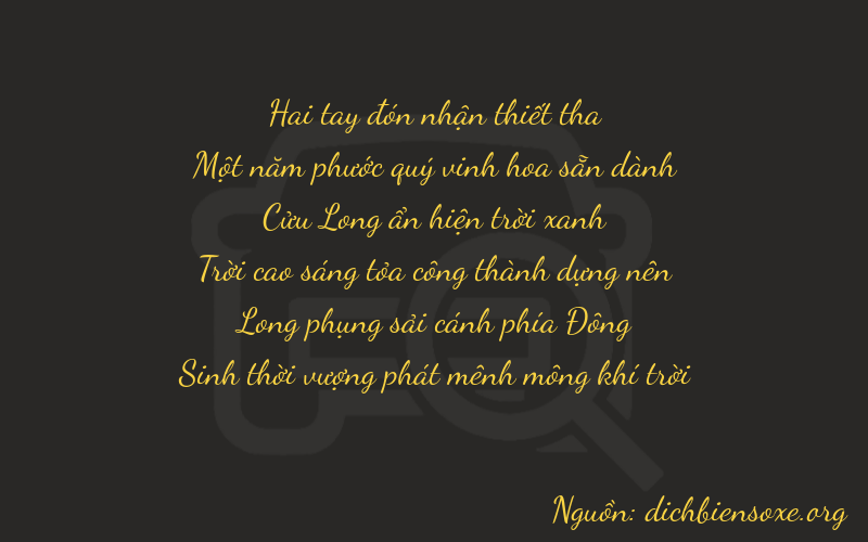 Thơ dịch biển số xe 21970