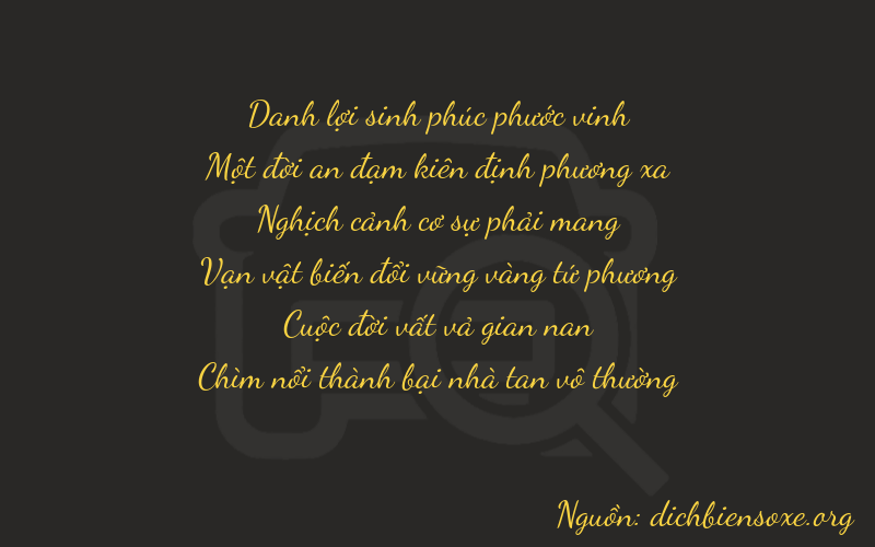 Thơ dịch biển số xe 21972