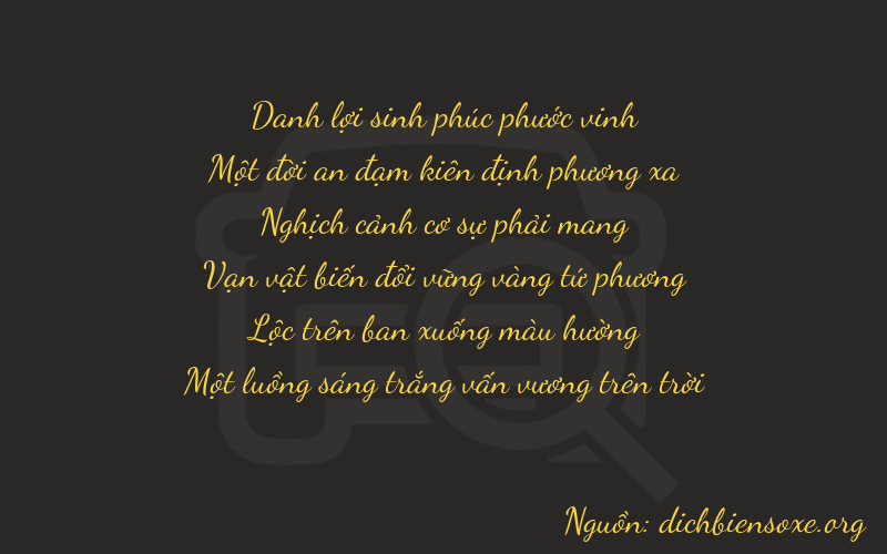 Thơ dịch biển số xe 21981