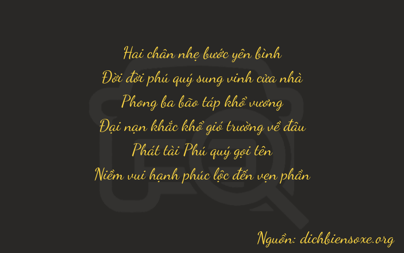 Thơ dịch biển số xe 21983
