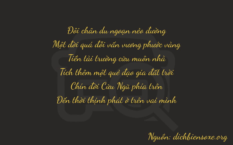 Thơ dịch biển số xe 21998