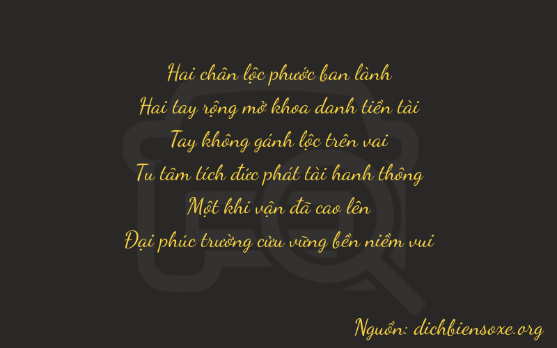 Thơ dịch biển số xe 22019