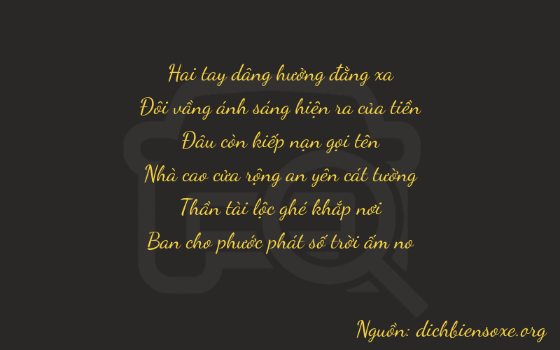 Thơ dịch biển số xe 22068
