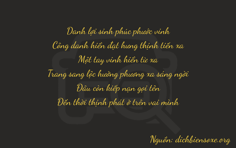 Thơ dịch biển số xe 22108
