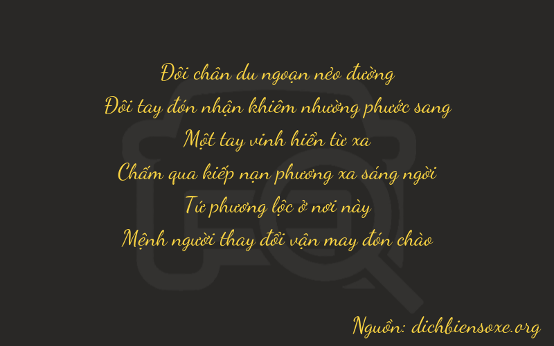 Thơ dịch biển số xe 22143