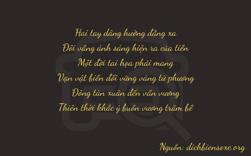 Thơ dịch biển số xe 22149