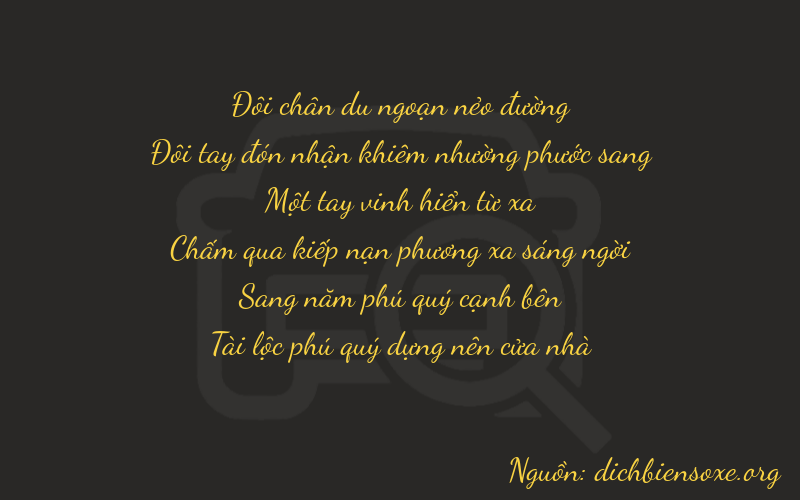 Thơ dịch biển số xe 22152